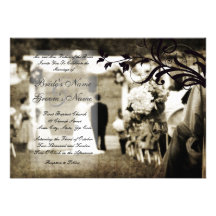 Faire-part de mariage vintage