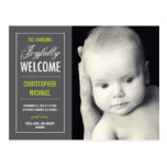 Faire-part de naissance bienvenu joyeux cartes postales