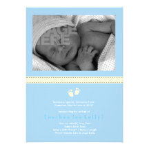 Faire-part de naissance d'étapes de bébé
