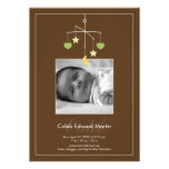 Faire-part de naissance mobile chéri de photo - ve