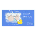 Faire-part de naissance photocarte personnalisée