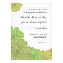 Faire-part floral de faire-part de mariage