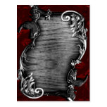 Faire-part gothique de vampire de Proclimation Carte Postale