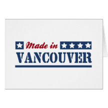 Fait à Vancouver Carte De Vœux