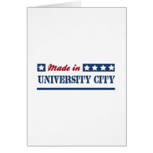 Fait dans la ville d'université carte