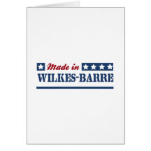Fait dans le Wilkes-Barre Carte De Vœux