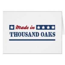 Fait dans Thousand Oaks Carte De Vœux