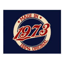 Fait en 1973 cartes postales