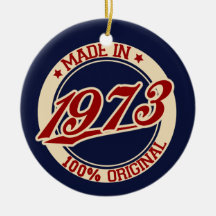 Fait en 1973 ornements de noël