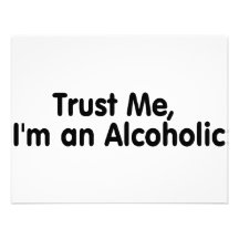 Faites- confiancemoi Im un alcoolique Carton D'invitation