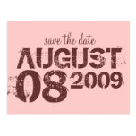 faites gagner la date - personnaliser carte postale
