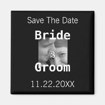 Faites gagner la date votre aimant de photo