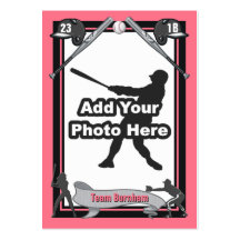 Faites votre propre carte de base-ball carte de visite