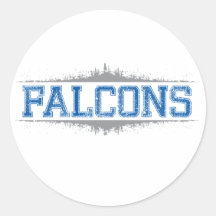 Falcons Autocollants Ronds