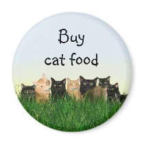 Famille de chat magnets