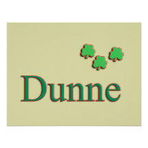 Famille de Dunne Faire-part