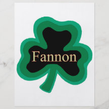 Famille de Fannon Prospectus Personnalisés