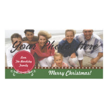 Famille de Joyeux Noël Photocartes