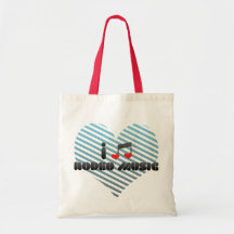 Fan de musique de rodéo sac en toile