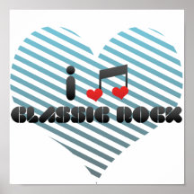 Fan de roche classique posters