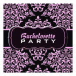 Fanatique de rose et de noir bristols personnalisés