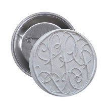 Fancy Antiek Monogram Speldje