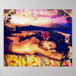 Fantaisie (Ariadne) par l'affiche d'iris de Lisa