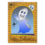 Fantôme heureux de Halloween Cartes