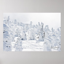 Fantômes de renommée mondiale de neige affiche