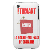Fard à joues Grève Étudiante Québec de Carré Étuis iPhone 3