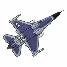 Faucon F-16 Polo Brodé