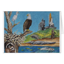 Faune de Kennedy de cap Carte
