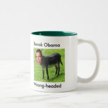 Faux-dirigé, tasse de Barak Obama
