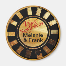 Faveur de luxe d'aimant de puce de casino de Las V