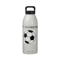 FAVEURS de bouteille d'eau d'ÉQUIPE de FOOTBALL