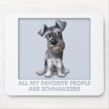 Favori de Schnauzer Tapis De Souris