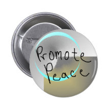 Favorisez la paix badge avec épingle