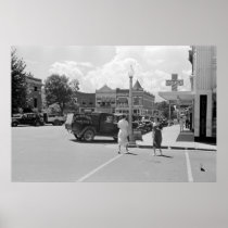 Fayetteville du centre, Arkansas, les années 1930