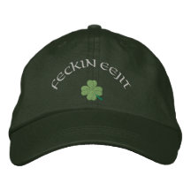 Feckin Eejit St Patrick Casquette Brodée