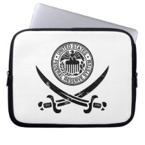 Federal Reserve piratent le logo housses pour ordinateur portable