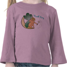 Fée de dent et T-shirt des enfants mignons de la p