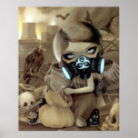 Fée de vautour de goth de Cyberpunk d'IMPRESSION d Posters
