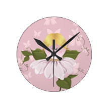 Fée et papillons pendule
