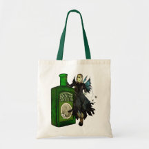 Féerie d'absinthe sacs de toile