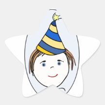 Feestvarken Stervormige Sticker