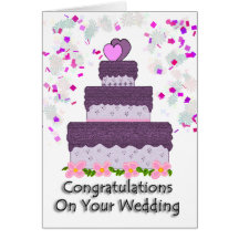 Félicitations sur votre mariage carte