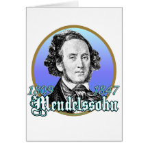Felix Mendelssohn Carte De Vœux