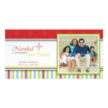 Feliz Navidad (Flor) Carte Avec Photo