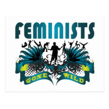 Féministes fous cartes postales