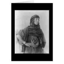 Femme bédouine égyptienne 1906 carte